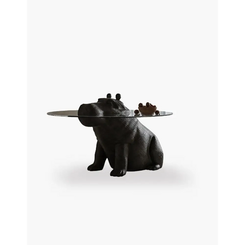 Hippo Coffee Table Side Table Glass