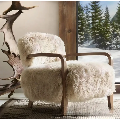 Hitsuji Chair - Apricot - Chair