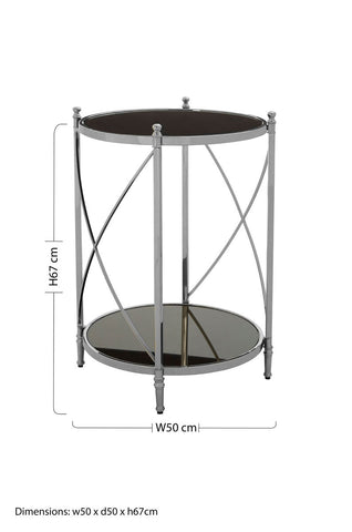 Hoffmann Round Side Table