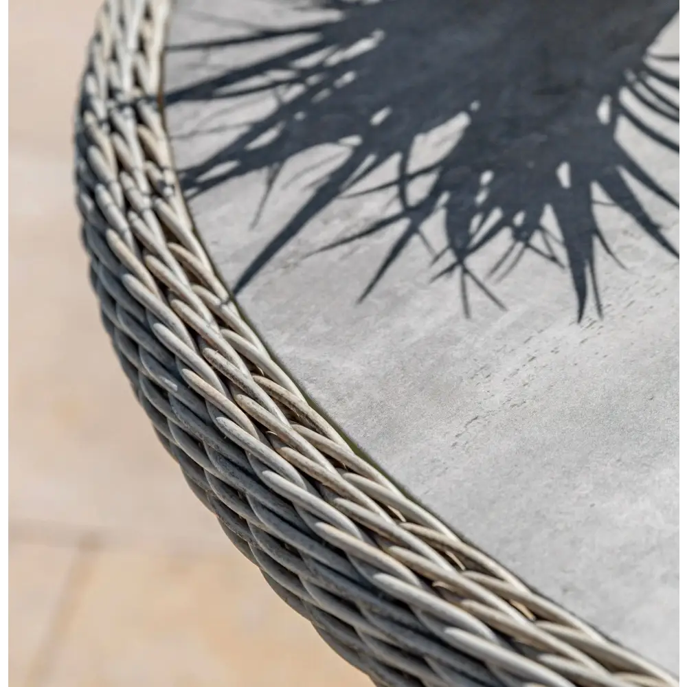 Holton 4 Round Table Set - outdoor table and chairs