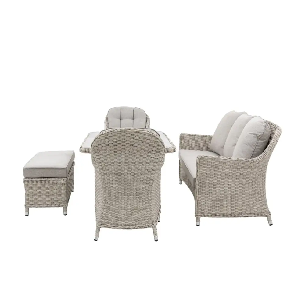 Holton Garden Suite Rectangle Table set - outdoor table and chairs