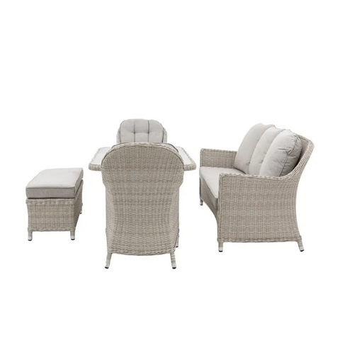 Holton Garden Suite Rectangle Table set - outdoor table and chairs