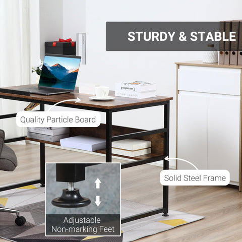 Industrial-style 120w x 60d drafting table with rustic brown particle board top and black steel frame for small lift-up use