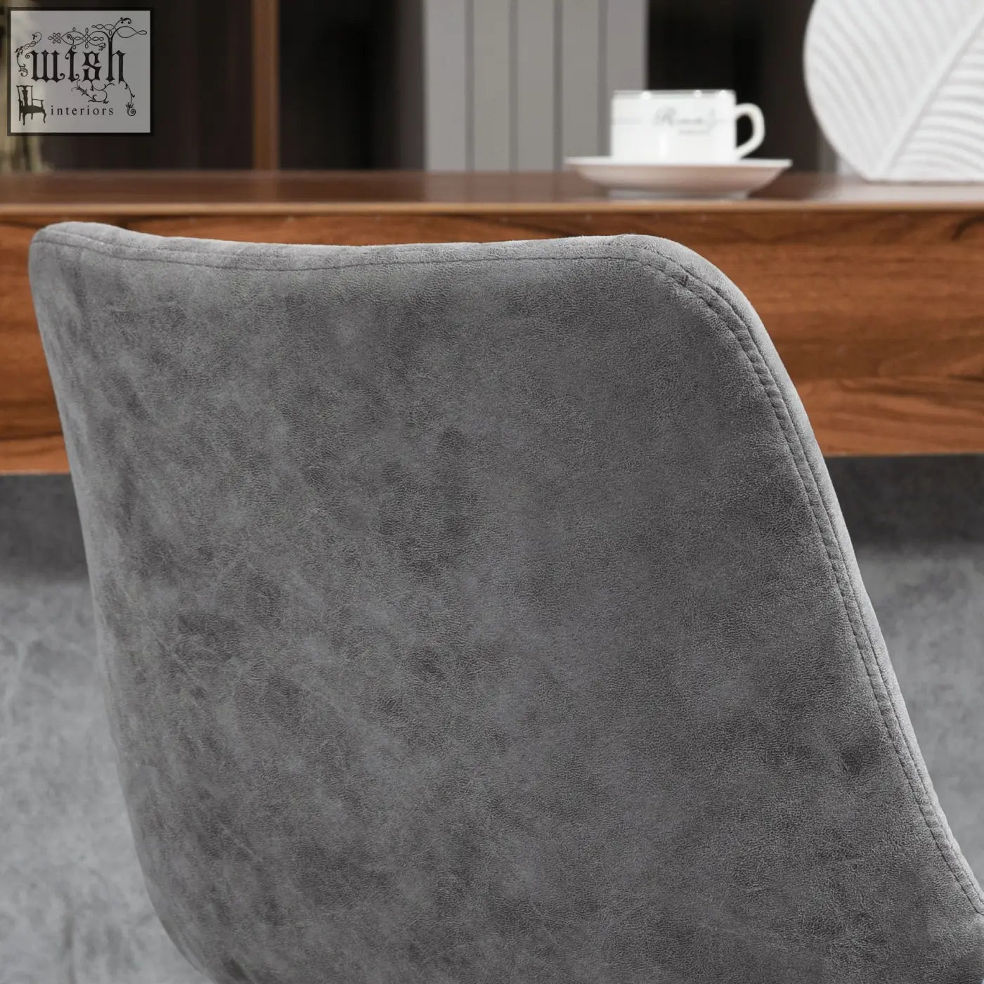 Homcom bar stools set of 2 gray velvet swivel bar stools with adjustable footrest for kitchen island use perfect for microfibre cloth cleaning