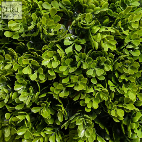 Vibrant green homcom artificial boxwood tree with glossy rounded leaves perfect for indoor outdoor decor