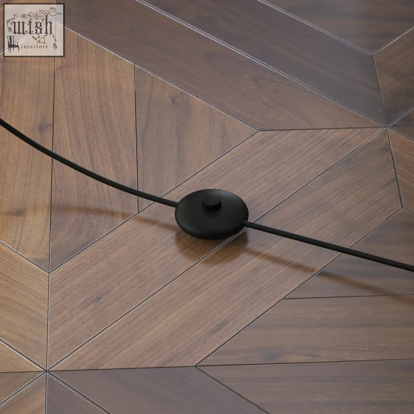 Black matte finished base of homcom modern shelf floor lamp with two middle shelves for living room and bedroom use