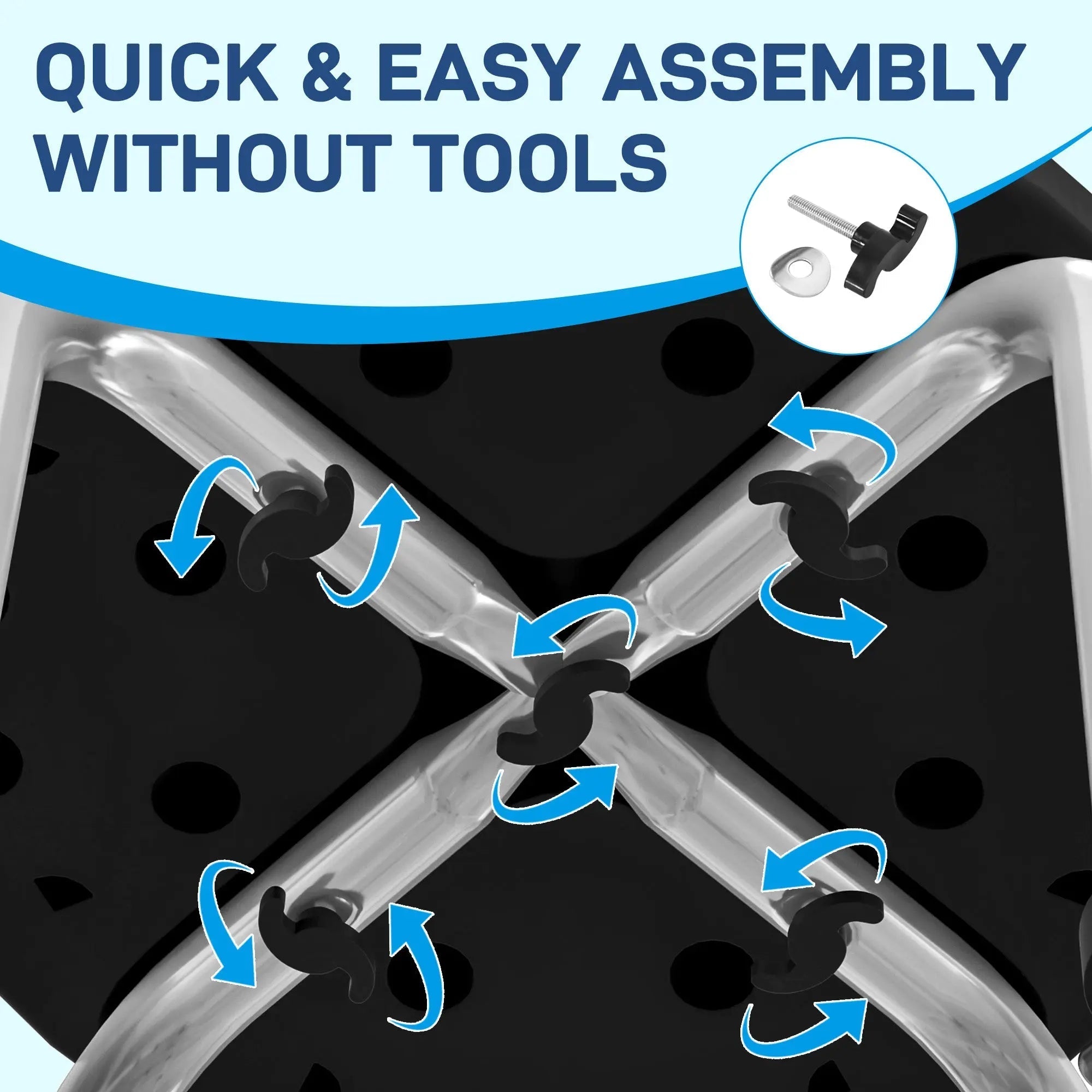 Black and silver aluminium homcom shower stool frame with quick-release connectors and suction pads to prevent water damage