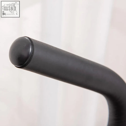 Black matte metal handle with rounded end on grey homcom twister stepper with lcd monitor for lower body step count