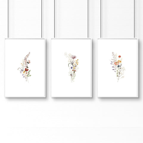 Home Office Wall Decorations | Set of 3 wall art prints