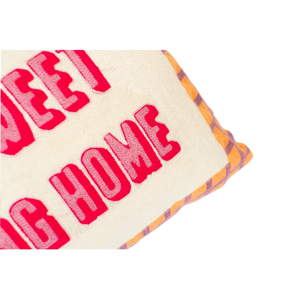 Home Sweet F*cking Home Needlepoint Cushion - Cushion