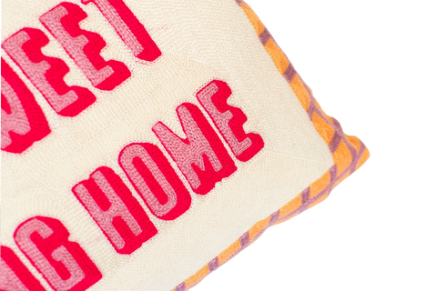 Home Sweet F*cking Home Needlepoint Cushion
