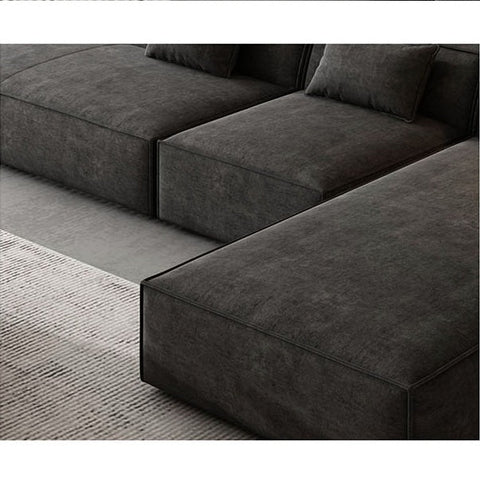 Hoshi HB12 Three Seater Corner, Four Seater Corner Sofa, Leathaire