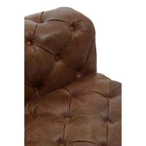 Hoxton Tufted Leather Chair - Chair