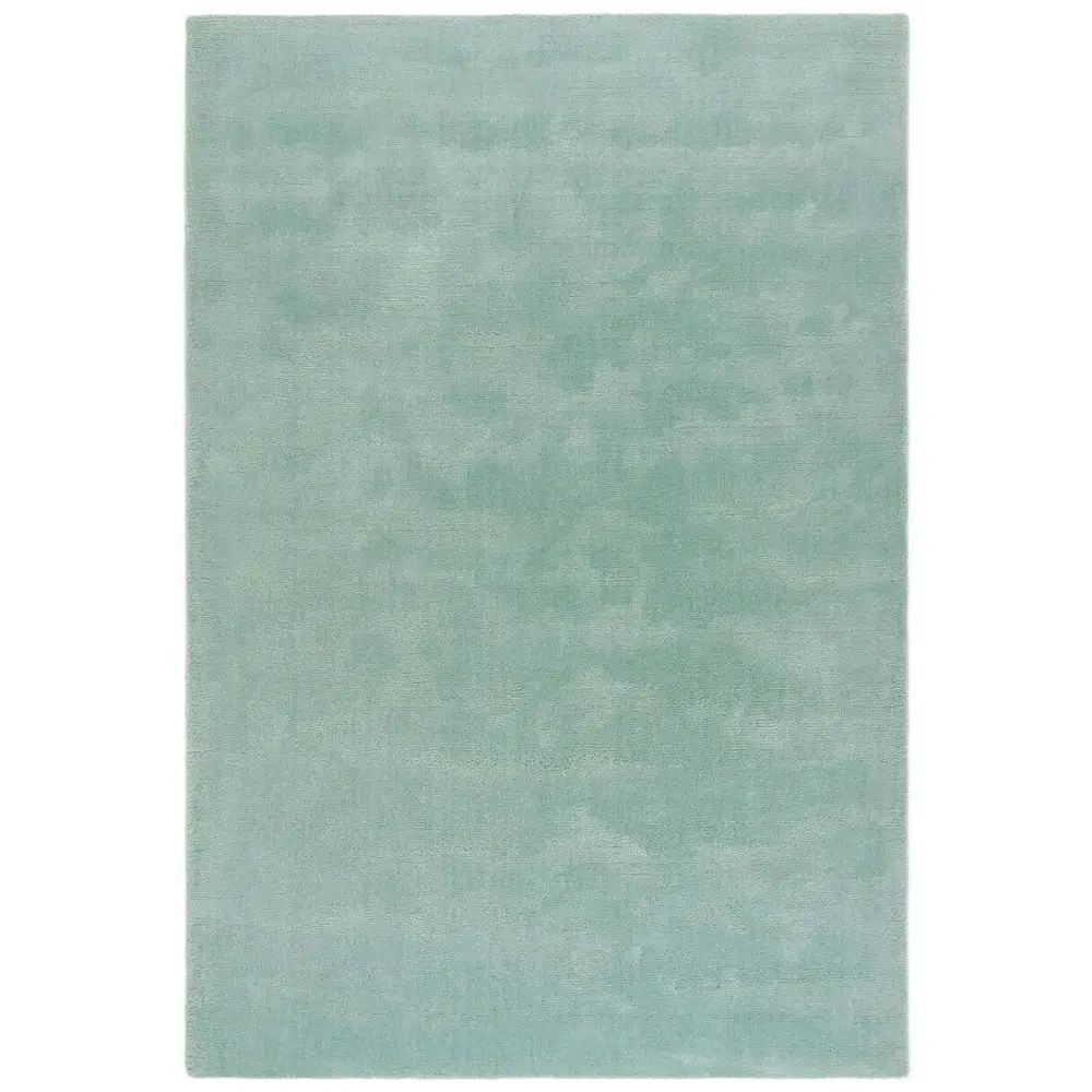 Hush Solid Aqua Luxury Rug - Rugs
