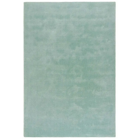 Hush Solid Aqua Luxury Rug - Rugs