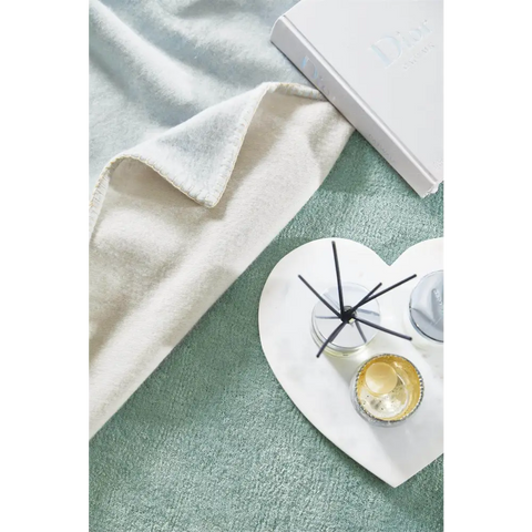 Hush Solid Aqua Luxury Rug - Rugs