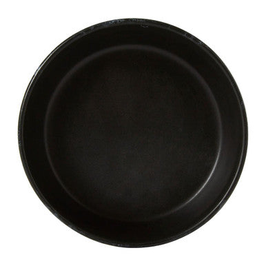 Black faux marble hygge bowl with smooth rim and matte finish perfect as a stylish faux marble bowl