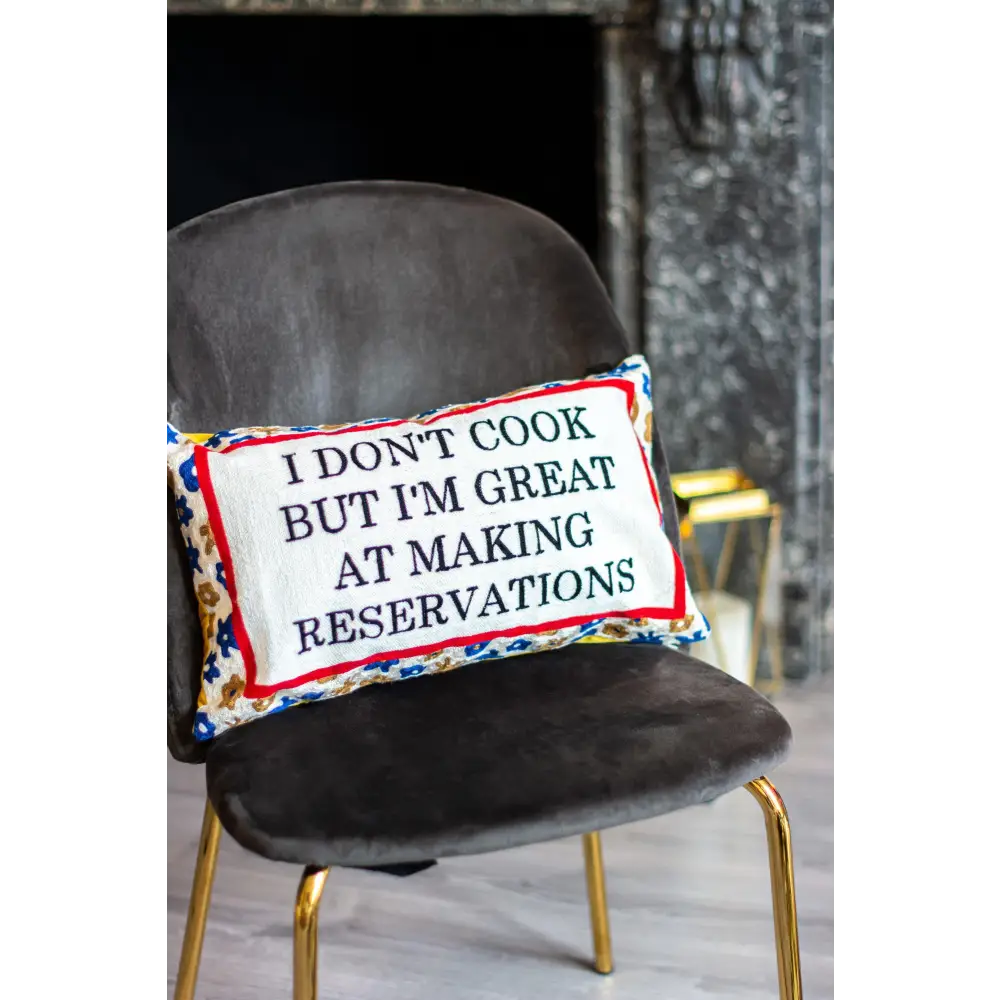 I Don’t Cook Needlepoint Cushion - Cushion