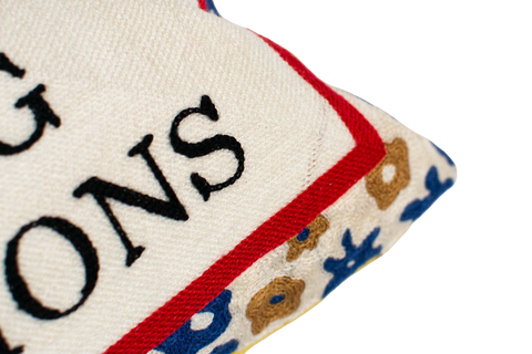 I Don't Cook Needlepoint Cushion