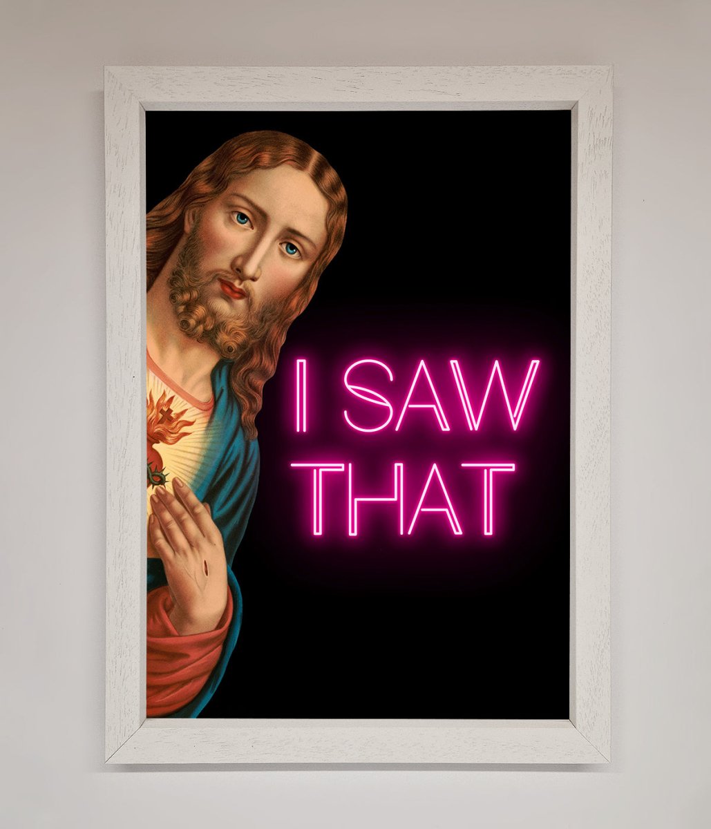 I Saw That Framed Print