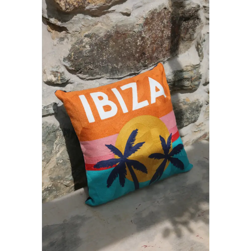 Ibiza Needlepoint Cushion