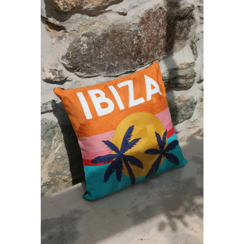 Ibiza Needlepoint Cushion