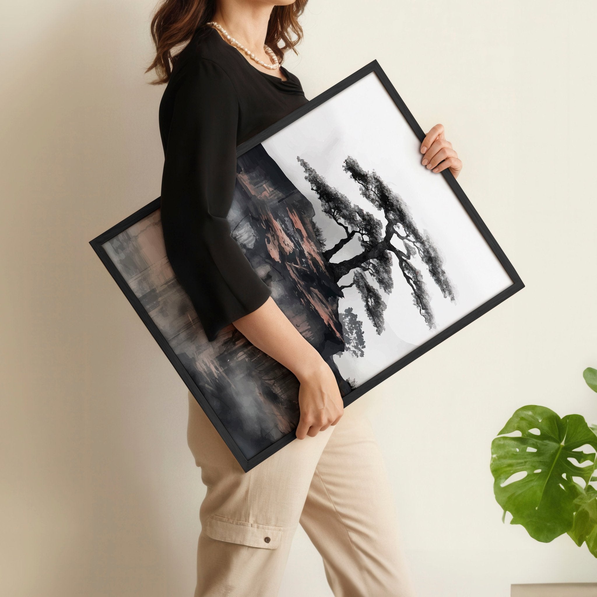 Ideas For Bedroom Wall Art | Set of 3 Asian Inspired Wall art Prints