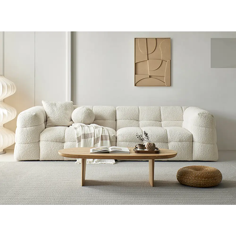 Ikaros Three Seater / Four Seater Cloud Sofa Boucle - Sofa