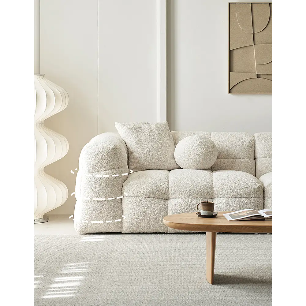 Ikaros Three Seater / Four Seater Cloud Sofa Boucle - Sofa