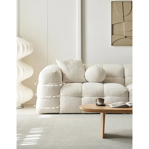 Ikaros Three Seater / Four Seater Cloud Sofa Boucle - Sofa