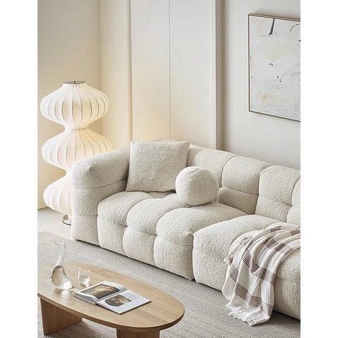 Ikaros Three Seater / Four Seater Cloud Sofa Boucle - Sofa