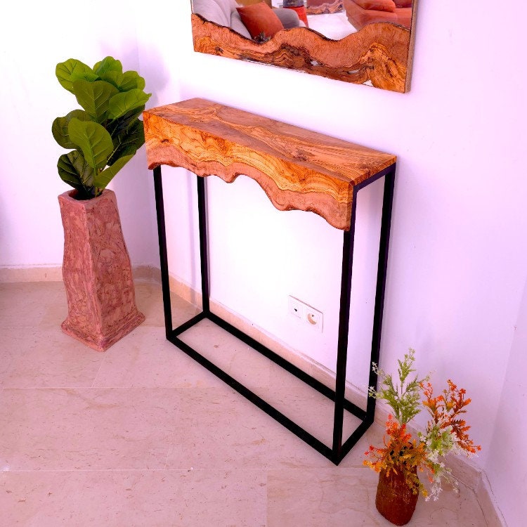 Hallway table with Metal Frame