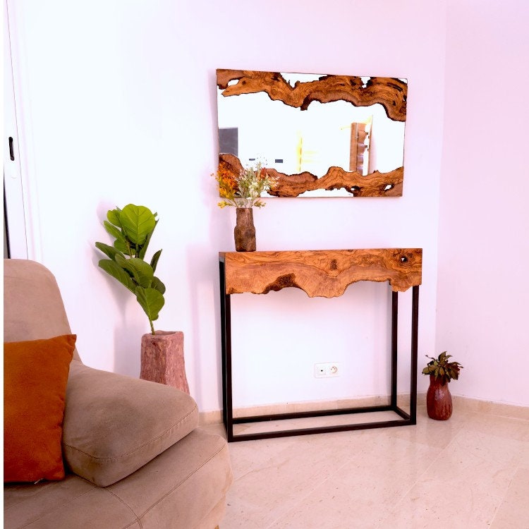 Hallway table with Metal Frame