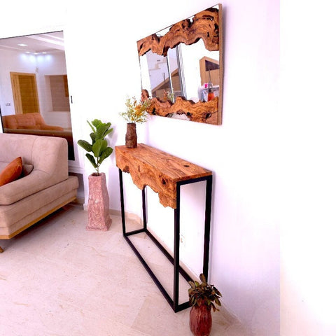 Hallway table with Metal Frame