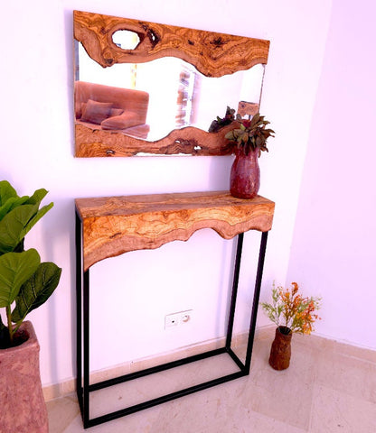 Hallway table with Metal Frame