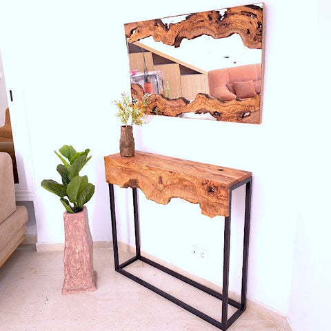 Hallway table with Metal Frame