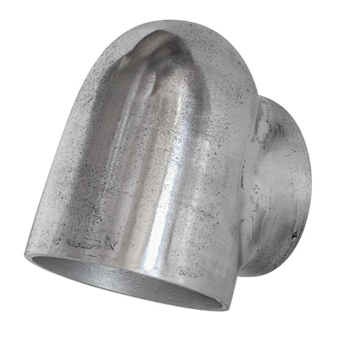 Hopton ~ Pewter Mast Down Light Solid Cast Wall Sconce