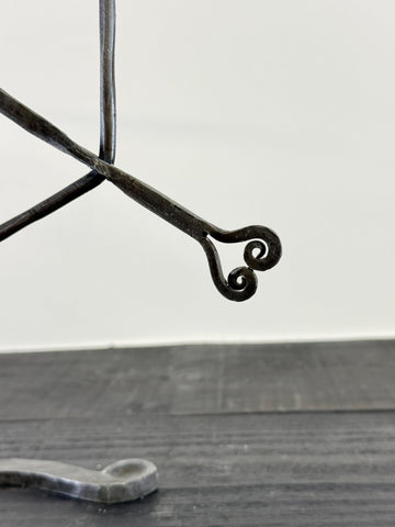 Armillary Arrow Solid Wrought Iron Sculpture