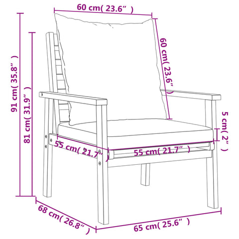Finnek Acacia Wood - 100cm