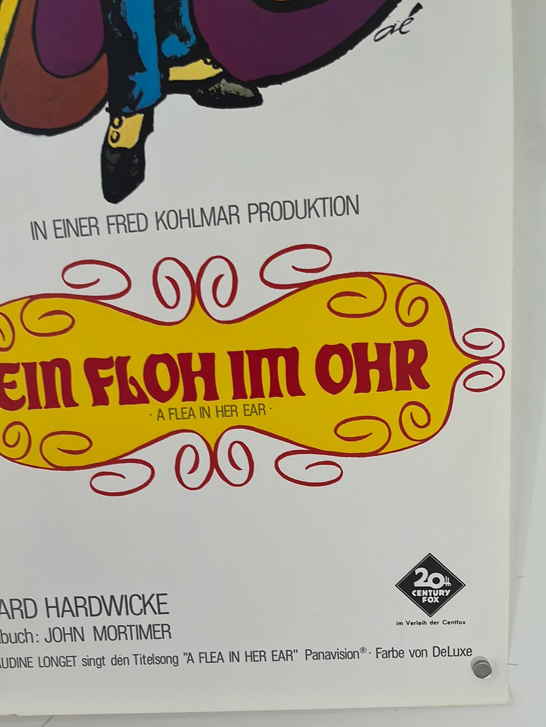 A Flea In Her Ear (1968) Ein Floh Im Ohr Original German A1 Cinema Poster