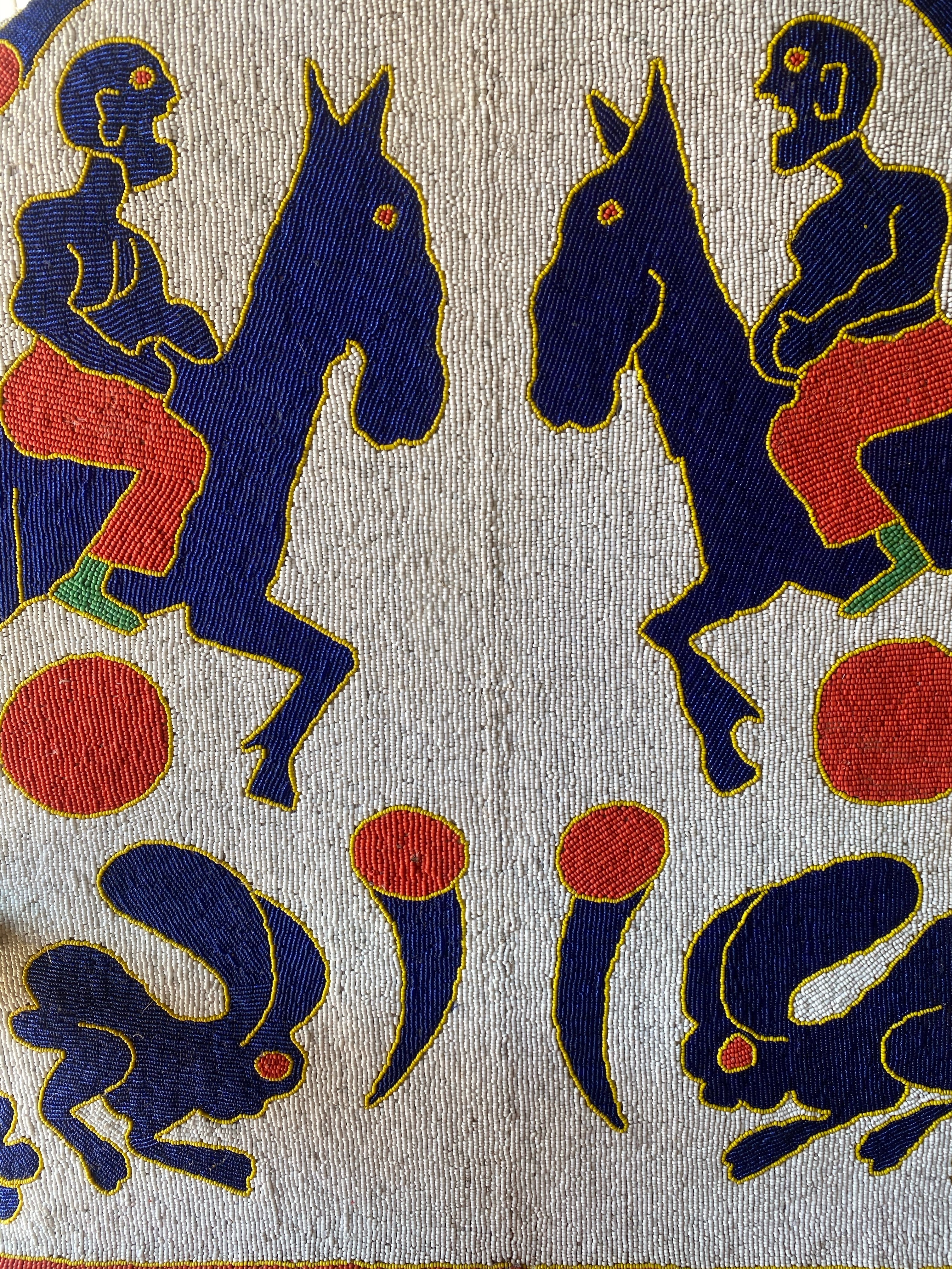 Yoruba Royal Beaded Chair