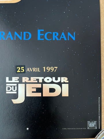 The Star Wars Trilogy (1997) La Trilogie Star Wars Original French 'Petite' Cinema Poster
