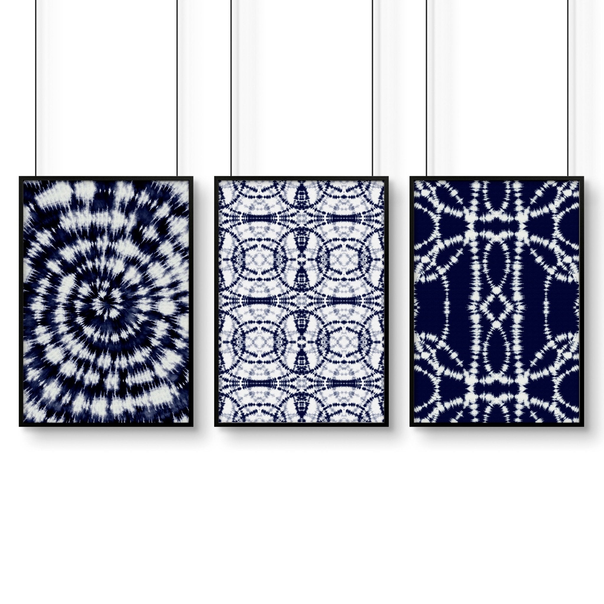 Beach hut decor | Set of 3 wall art prints