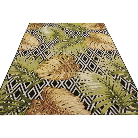 Indoor-Outdoor Leaves Noble Rug - Rugs