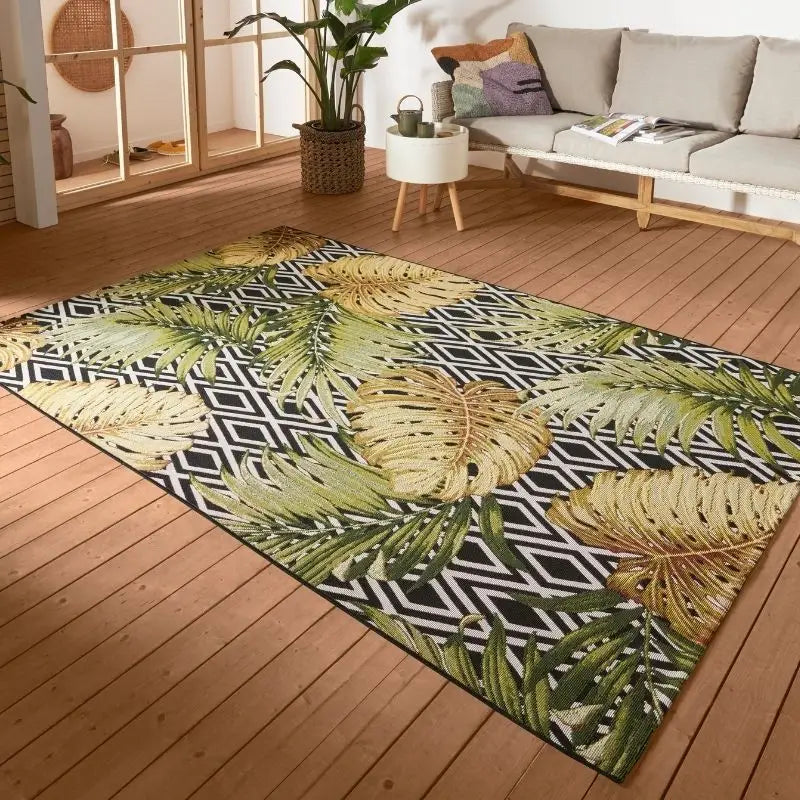 Indoor-Outdoor Leaves Noble Rug - Rugs