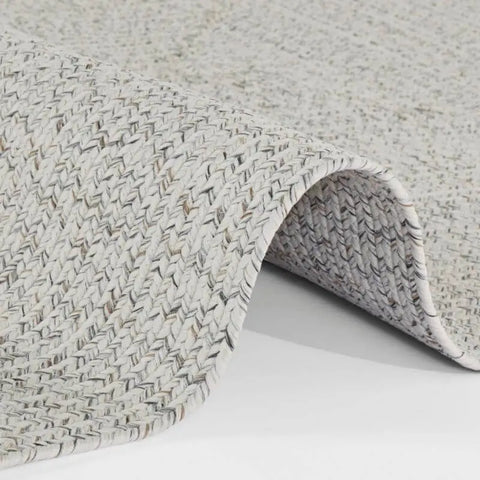 Indoor Outdoor Trenzado Rug – Bordered Plain Design - Rugs