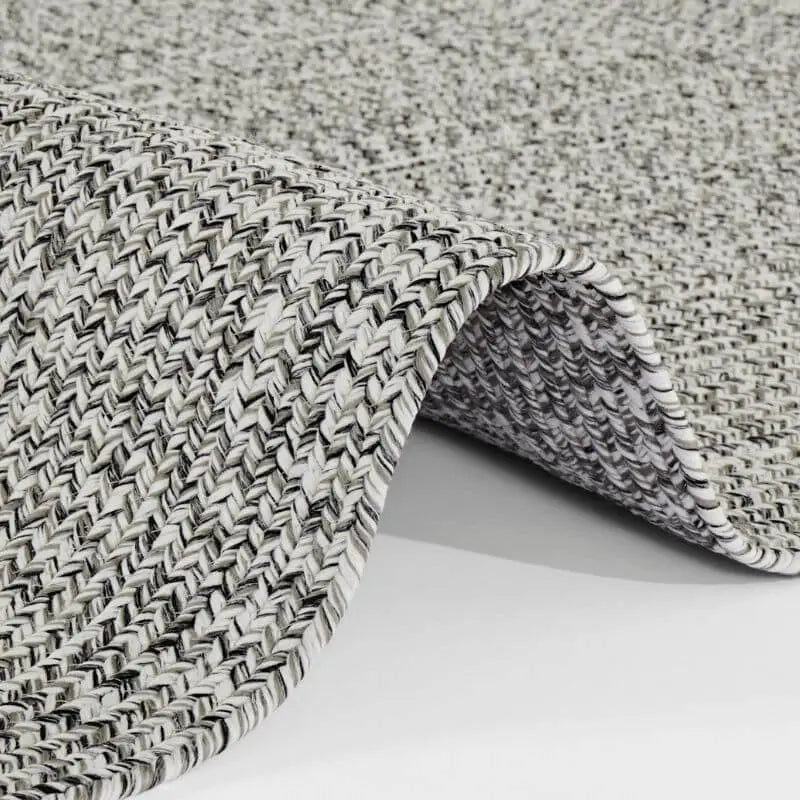 Indoor Outdoor Trenzado Rug – Bordered Plain Design - Rugs