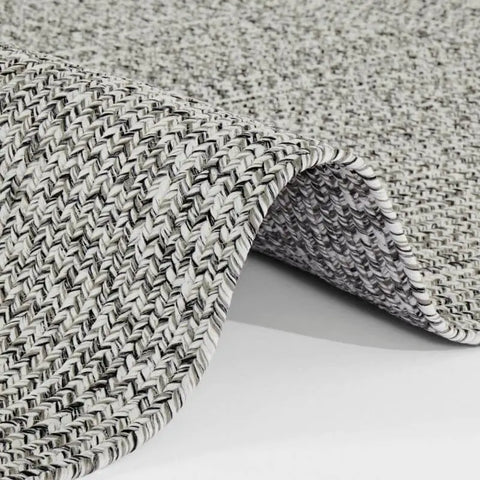 Indoor Outdoor Trenzado Rug – Bordered Plain Design - Rugs