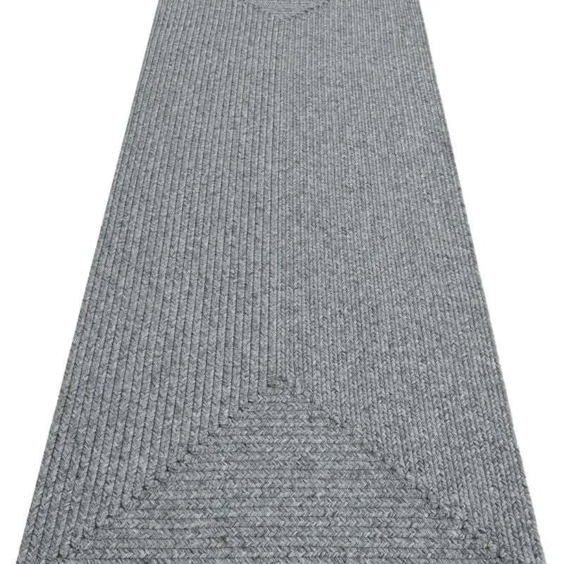 Indoor Outdoor Trenzado Rug – Bordered Plain Design - Rugs