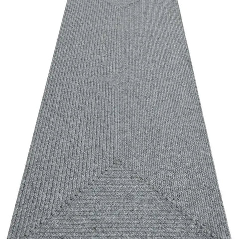 Indoor Outdoor Trenzado Rug – Bordered Plain Design - Rugs